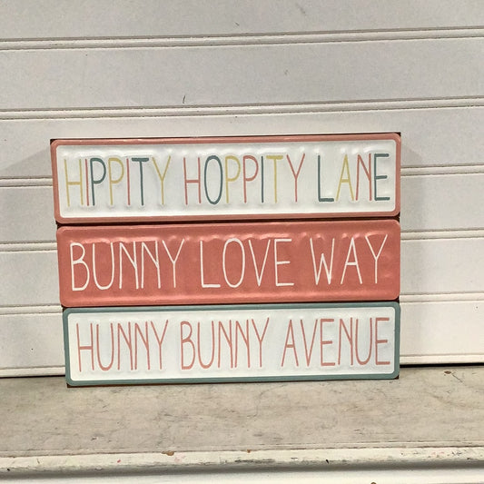 Bunny Word Block Sign | Pick You Style
