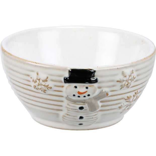 Ceramic Snowman Bowl