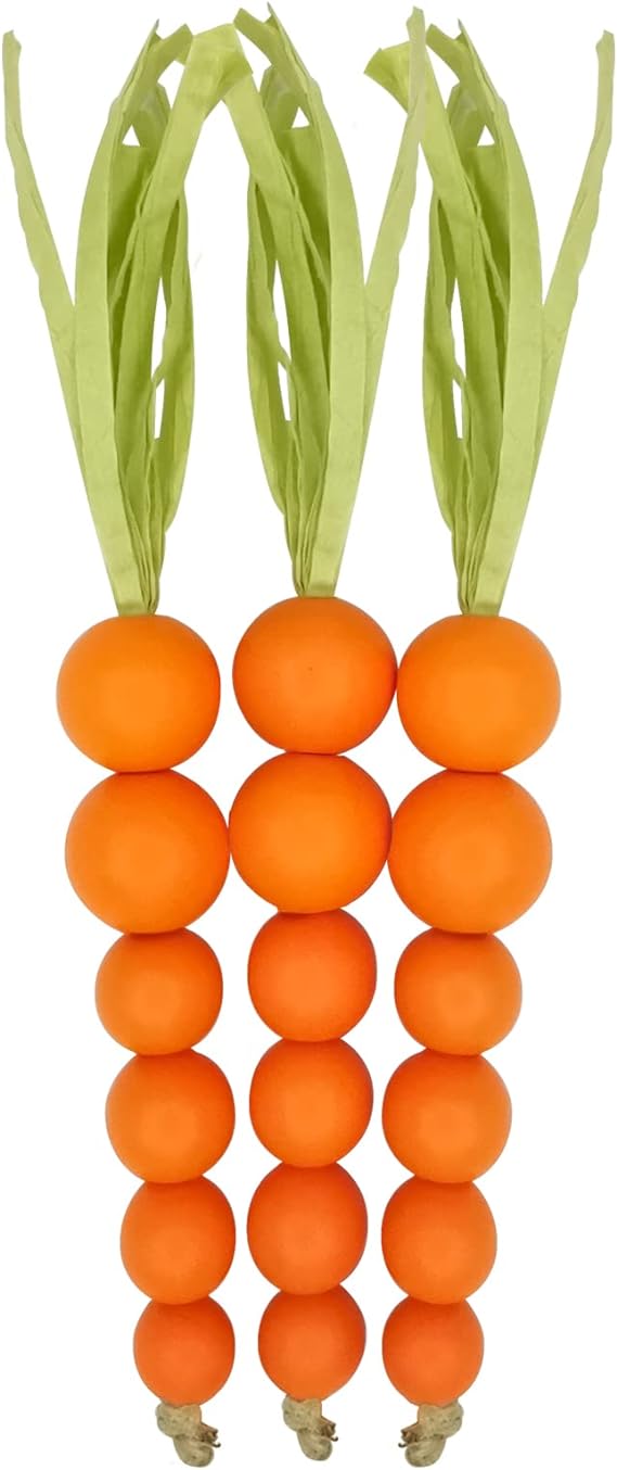 Decorative Beaded Carrot