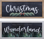 Holiday Wood-Framed Wall Decor | Pick Your Style