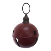 Burgundy Metal Jingle Bell | Small 4.75"