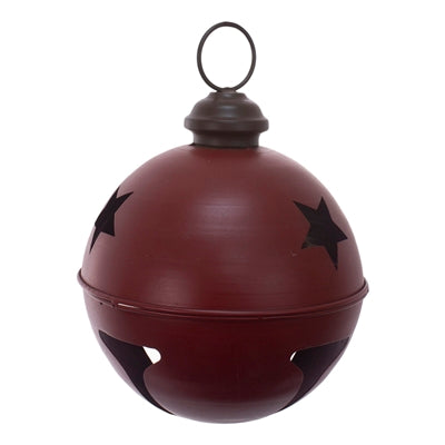Oversized Burgundy Jingle Bell | Medium 8.5"