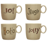 White Mug with Playful Holiday Wording | Pick Your Style