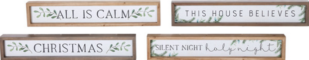 Wood Framed Christmas Sign | Pick Your Style