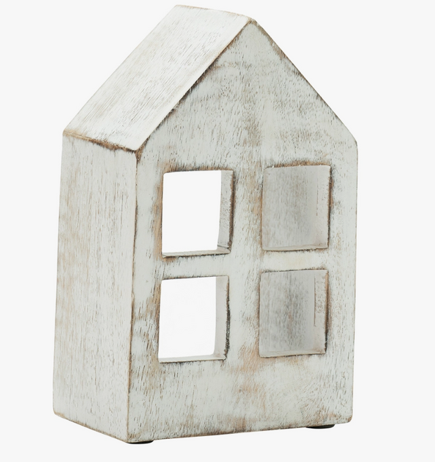 White Wooden House | Large