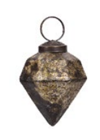 Industrial Rustic Diamond Ornament