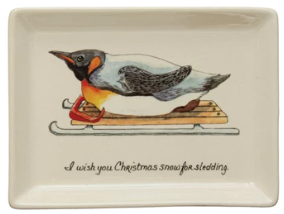 "I Wish You…" Stoneware Animal & Wishes Christmas Dish | Pick Your Style