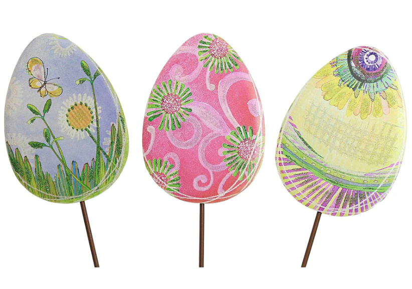 Easter Egg Yard Stakes | Pick Your Style