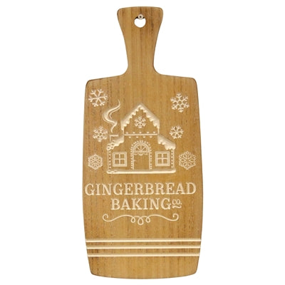 Holiday Gingerbread Cutting Board