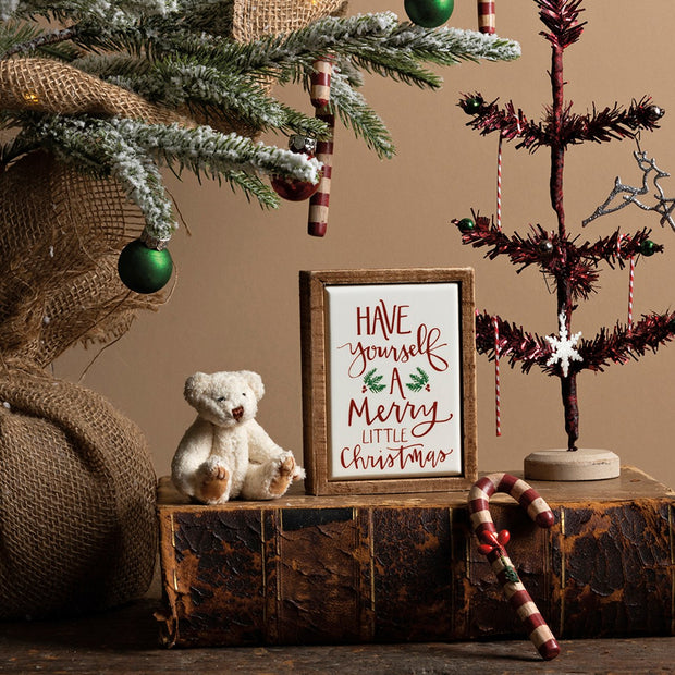 Have Yourself A Merry Christmas Box Sign Mini