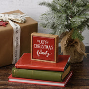 The Joy Of Christmas Is Family Box Sign Mini