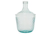 Glass Handmade Spanish Vase with Bubble Design | Large