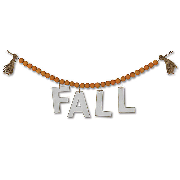 Wood Bead “Fall” Garland