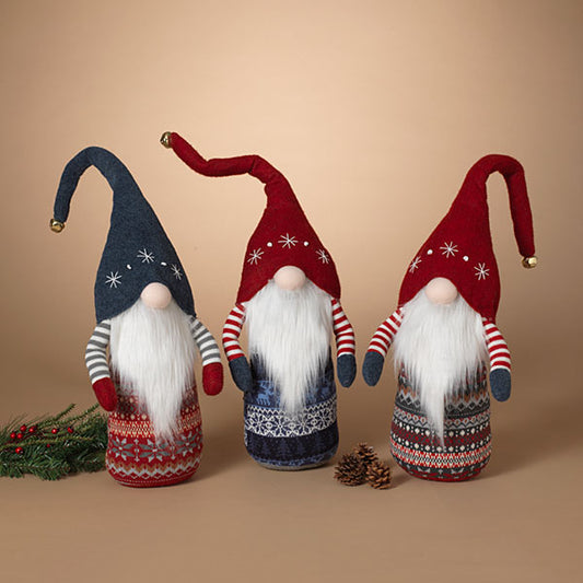 Large Plush Holiday Gnome | Pick Your Style