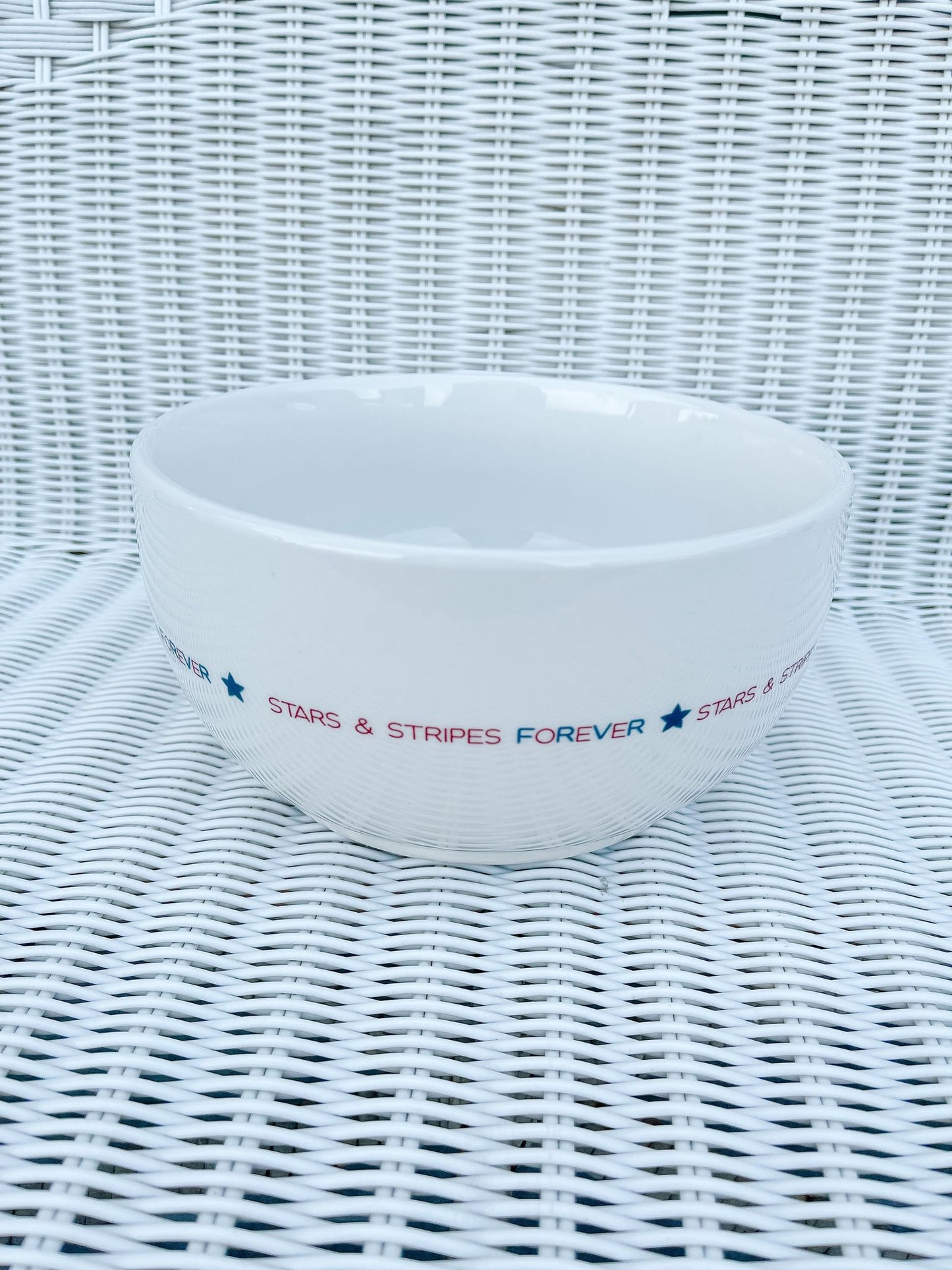 Stars & Stripes Forever Ceramic Bowl