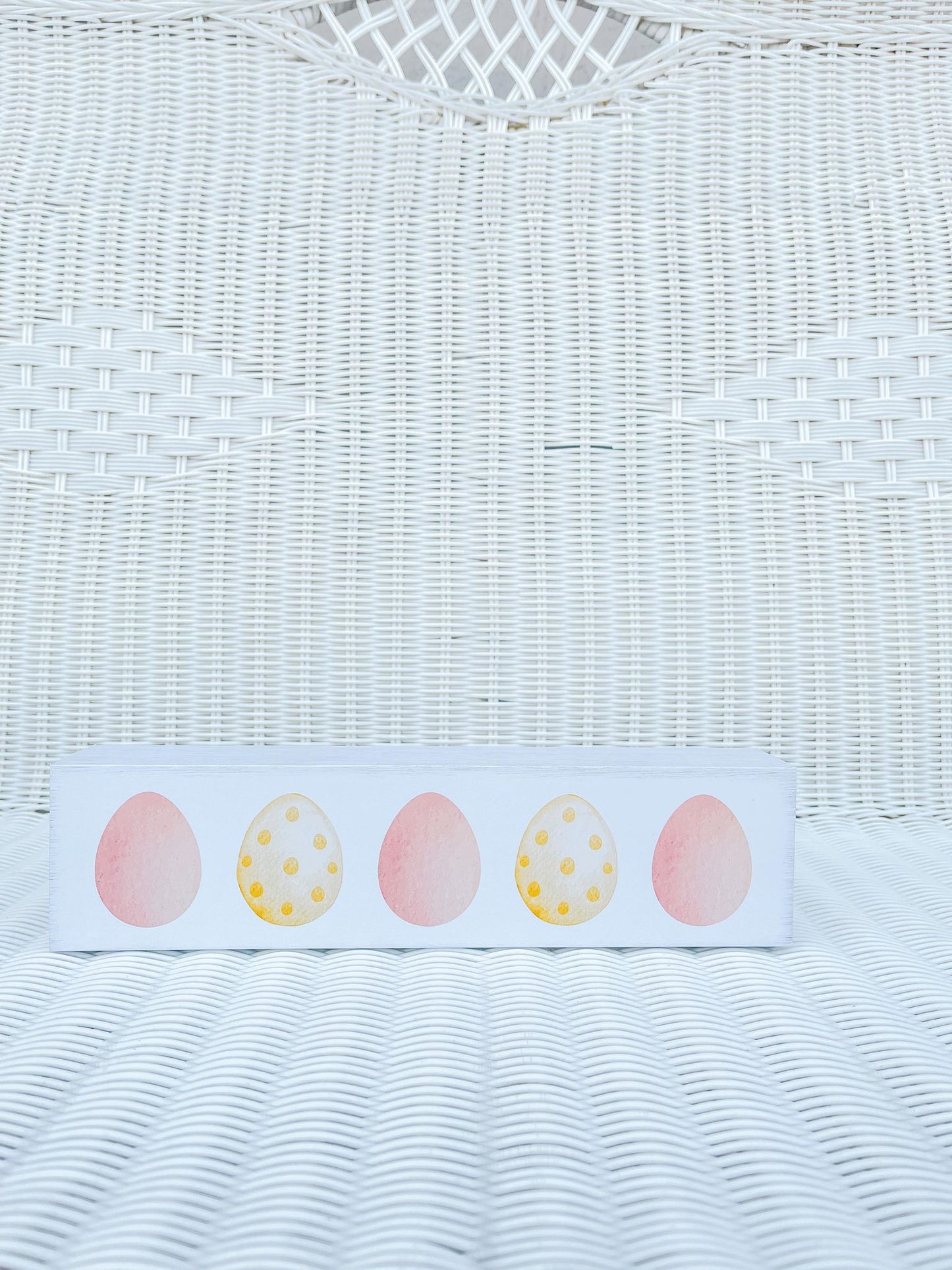 Pastel Egg Block Signs | Pick Your Style