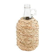 Woven Seagrass Sleeve Glass Vase | Small