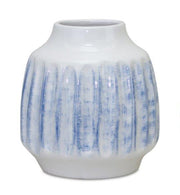 Short Blue & White Vases | 2 Assorted