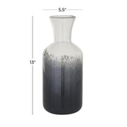 Gray Glass Ombre Vase | Large