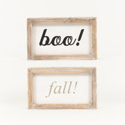 Double Sided Fall Sign