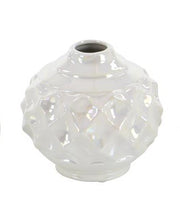 Glossy Cream Glam Ceramic Vase | Pick You Style