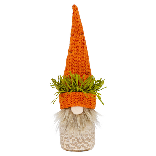 Grassy Orange Hat Gnome