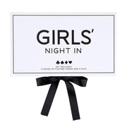Girls' Night In - Playing Card + Dice Set | Cardboard Book