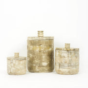 Mango Wood Nested Canisters with Lid | Choose Your Size