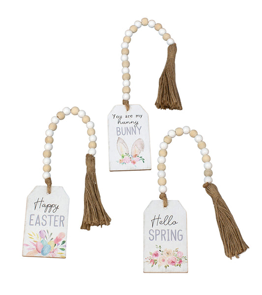 Spring & Easter Tags with Bead Garland | Pick Your Styleh