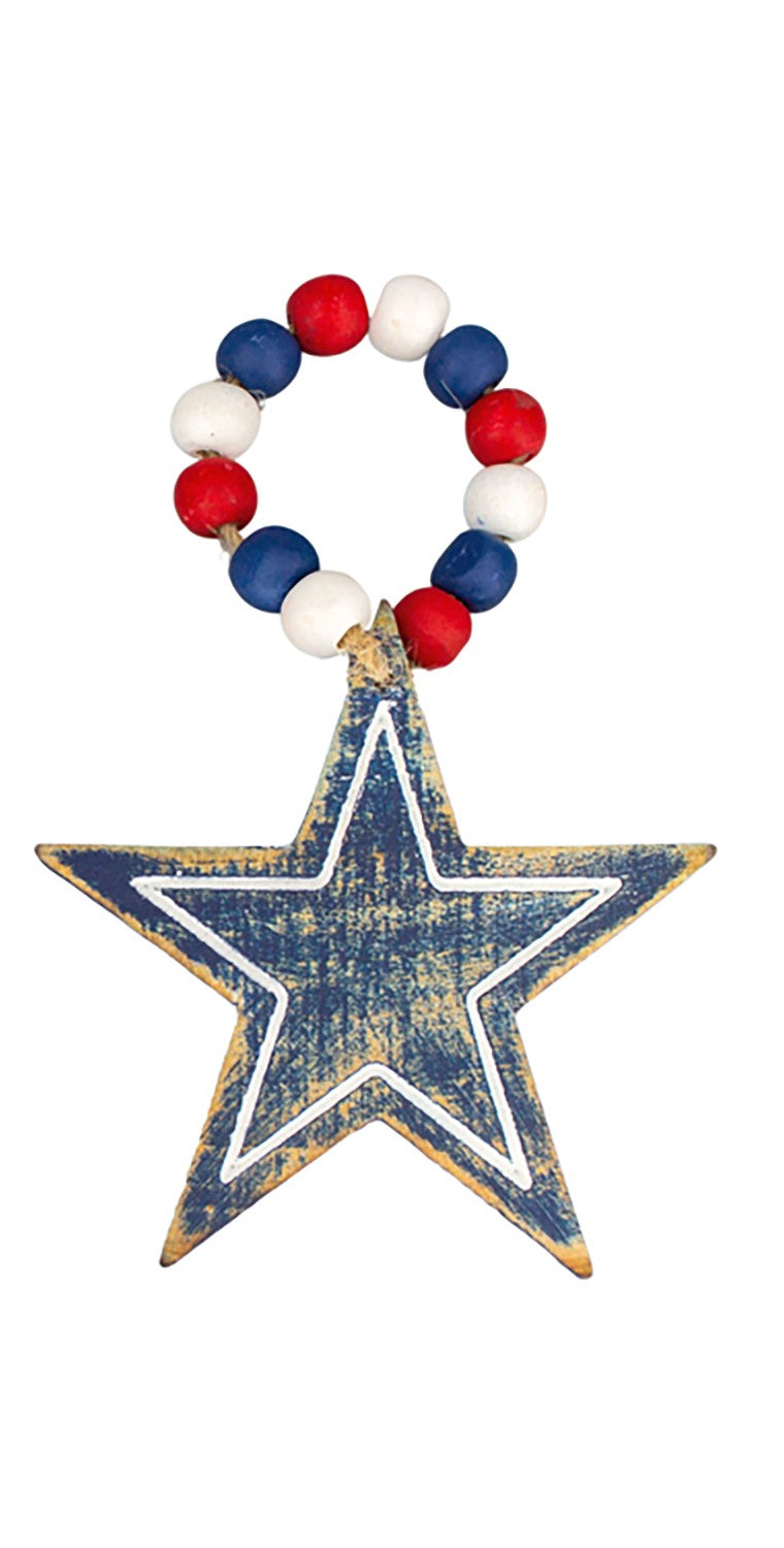 Americana Beaded Star Napkin Rings | Pick Your Style