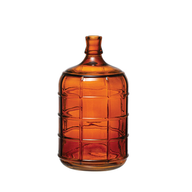 Small Amber Glass Vintage Reproduction Bottle