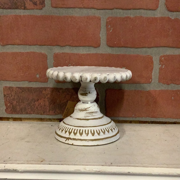 Small White Candle Riser