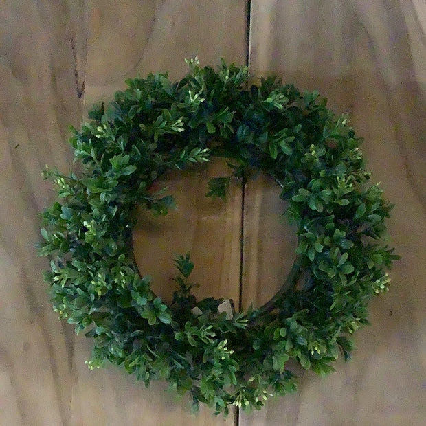 Dark Green Boxwood Wreath