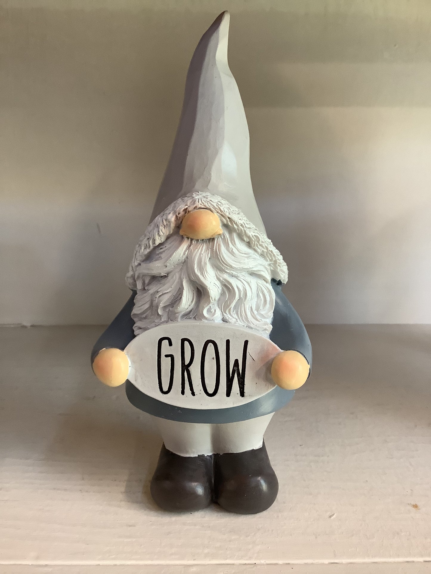 Poly resin gnome Standing Gnome