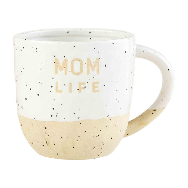 White Mom Mugs “Mom Life”