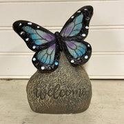 Resin Butterfly on Stone