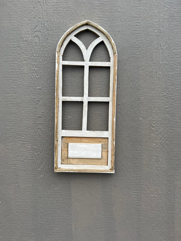 Trani-Flora Wood Church Window