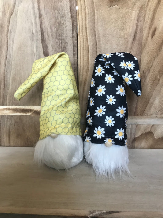 Daisy & Honeycomb Hat Gnome | Pick Your Style