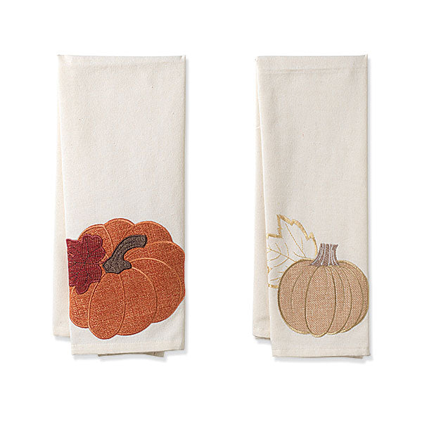 Harvest Pumpkin Tea Towel